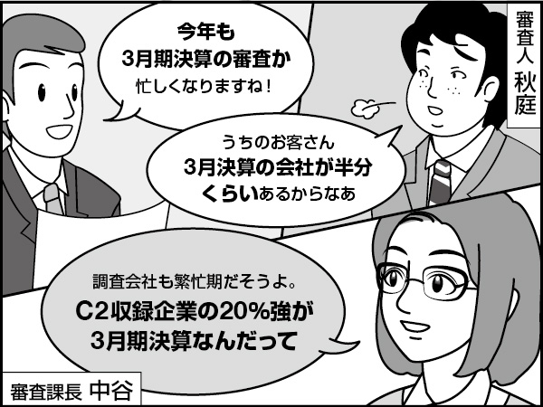 ３月決算の審査　～「審査台風」がやってくる～