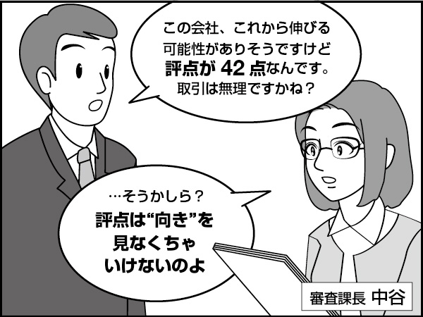 新設会社の与信判断　～評点の「向き」～