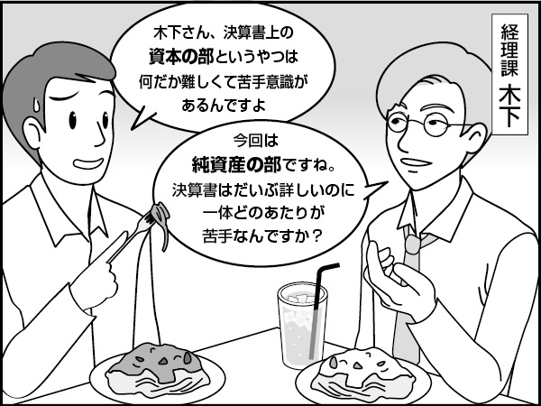 純資産の部と株主資本変動計算書