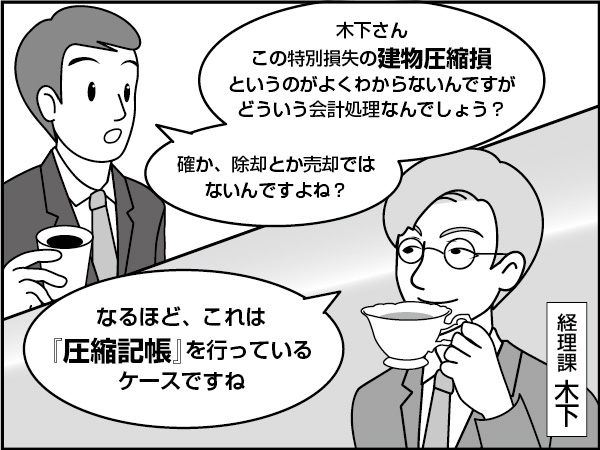 圧縮記帳の話